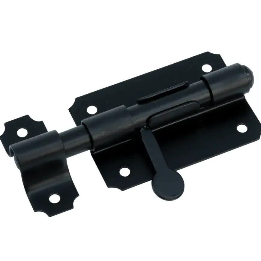 Waelbers schuifgrendel 80 mm zwart