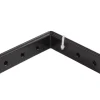 Waelbers stoelhoek 85x85 mm zwart 4 stuks