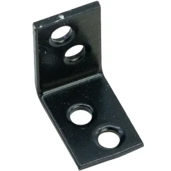 Waelbers stoelhoek 25 x 25 mm zwart 4 stuks