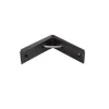 Waelbers stoelhoek 70 x 70 mm zwart 4 stuks