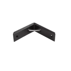Waelbers stoelhoek 70 x 70 mm zwart 4 stuks