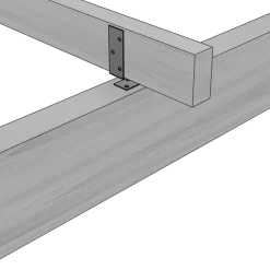 Houtverbinders|Houtverbinders > Geen Waelbers trussclip horizontaal 46 mm verzinkt