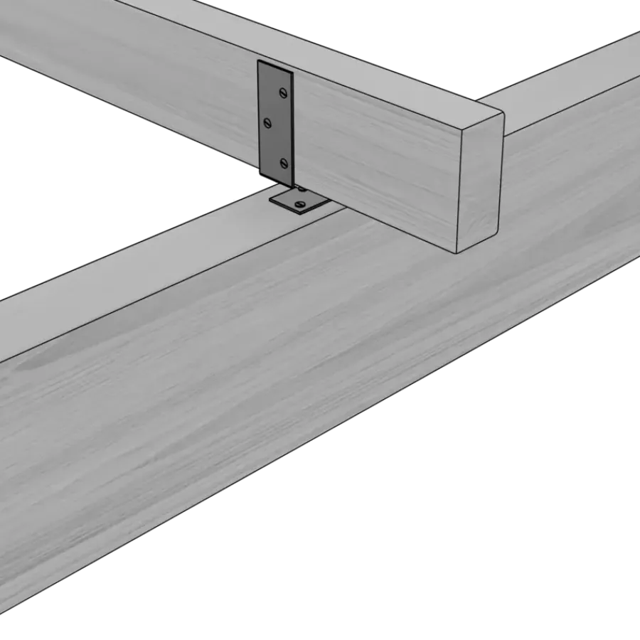 Houtverbinders|Houtverbinders > Geen Waelbers trussclip horizontaal 46 mm verzinkt