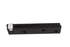 Waelbers verbindingsplaat 80 x 15 mm zwart 4 stuks
