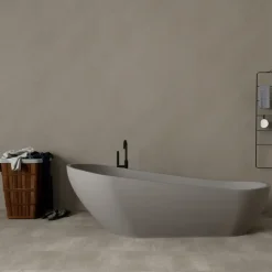 PVC Wandtegels & Panelen|Wandpanelen > Geen Wand/douche paneel kunststof Allora 260x90 cm taupe, dikte 5mm 2,34 m²