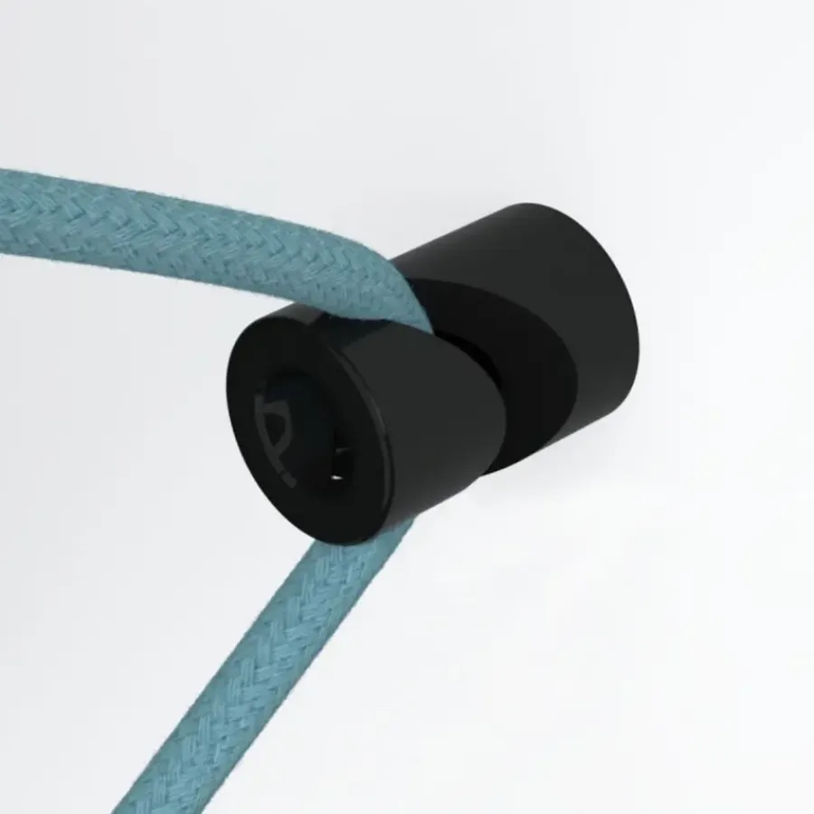 Kabelklemmen > Creative Cables Wandhaak zwart plastic