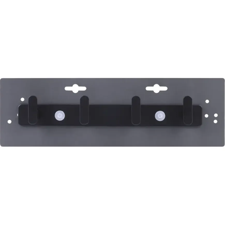 Wandkapstok Joe zwart aluminium 295 mm