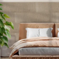 Wandkussens|Wandpanelen > Geen Wandkussen boucle taupe 120x30 cm