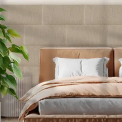 Wandkussens|Wandpanelen > Geen Wandkussen boucle taupe 60x30 cm