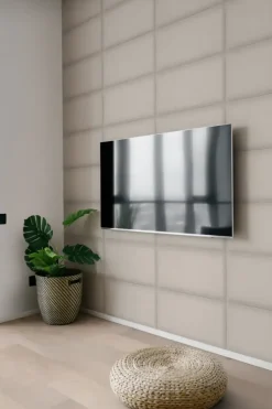Wandkussens|Wandpanelen > Geen Wandkussen boucle taupe 60x30 cm