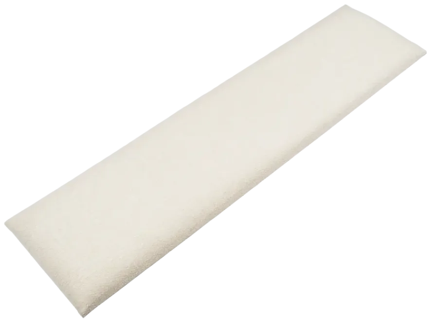 Wandkussens|Wand- & Plafondplaten > Geen Wandkussen grof geweven crème 120x30 cm