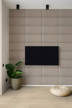 Wandkussens|Wandpanelen > Geen Wandkussen linnen bruin 60x30 cm