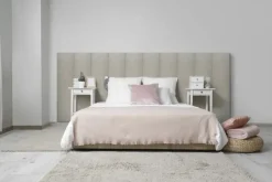 Wandkussens|Wand- & Plafondplaten > Geen Wandkussen linnen taupe 120x30 cm