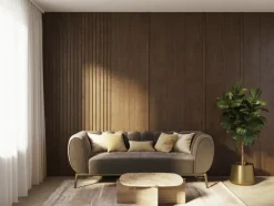 Akoestische Wandpanelen|Viltpanelen > CanDo Wandpaneel Decowall Accoustic Elements rustiek eiken 260x30cm 2 stuks (1,56m²)