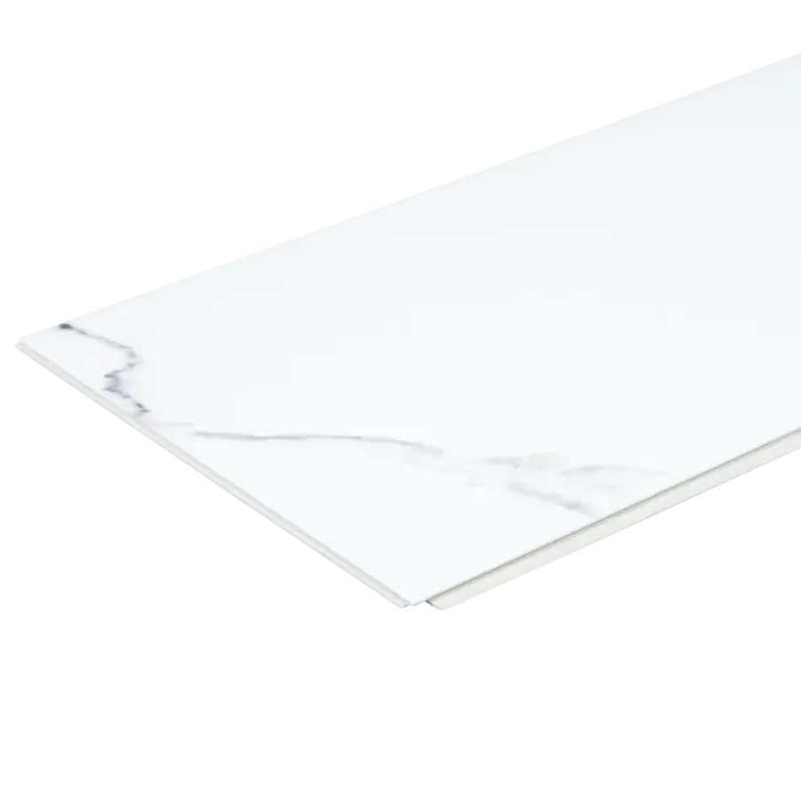 PVC Wandtegels & Panelen|Wand- & Plafondplaten > Geen Wandtegel kunststof Allora 30,5x61 cm wit marmer mat, dikte 5mm 1,116 m²