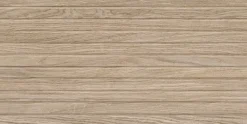 Wandtegel Linea houtlook 60 x 30 cm keramiek bruin 1,44 m²
