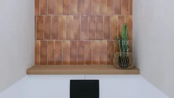 Wandtegel Lush 6,9 cm x 24 cm keramiek honing geel 0,53 m²