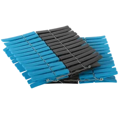 Wasknijpers plastic 48 stuks