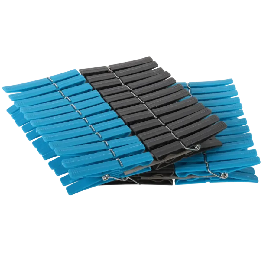Wasknijpers plastic 48 stuks