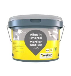 Mortel > Weber Saint-Gobain Weber Beamix alles in 1 mortel grijs 10 kg