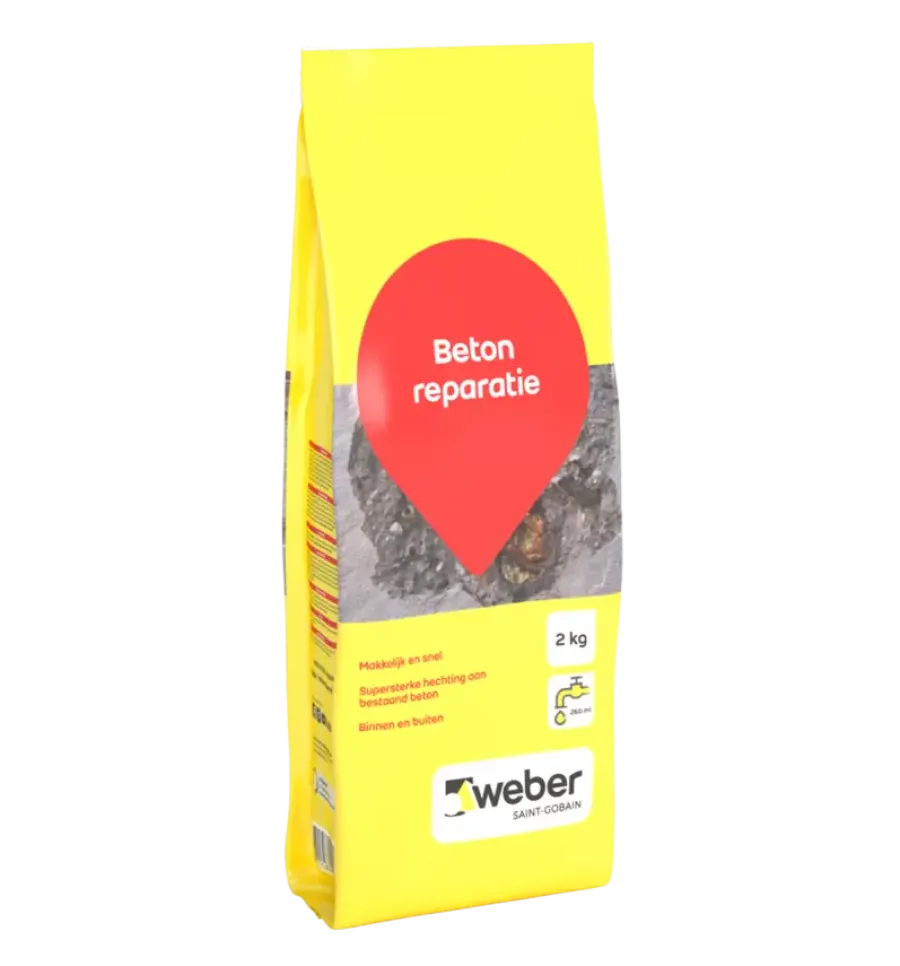 Steen- & Betonreparatie > Weber Saint-Gobain Weber Beamix beton reparatiemortel 2 kg