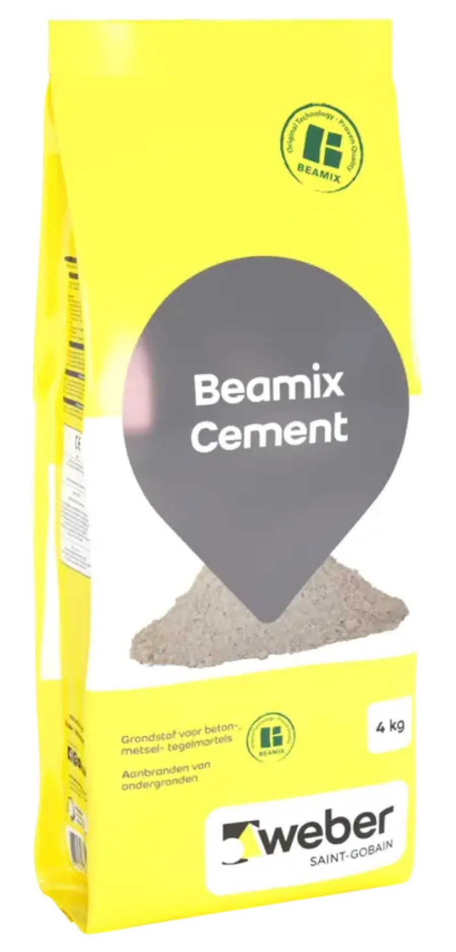 Cement > Weber Saint-Gobain Weber Beamix cement 800 grijs 4 kg