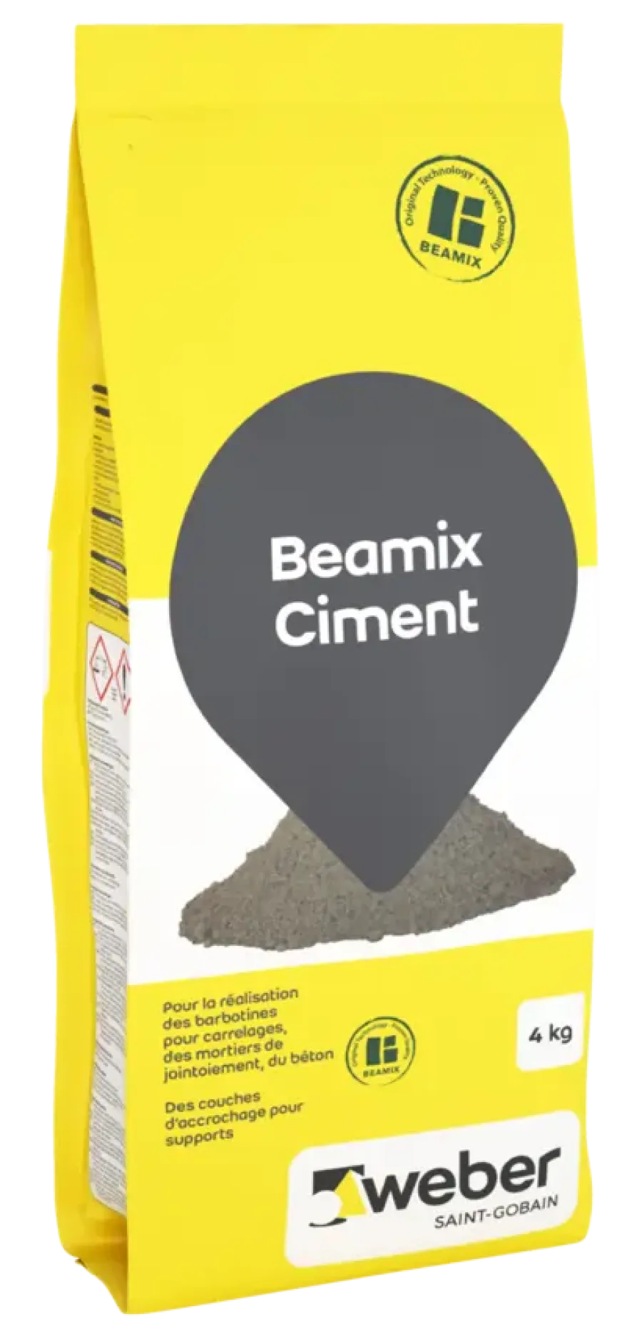 Cement > Weber Saint-Gobain Weber Beamix cement 800 grijs 4 kg