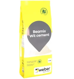 Cement > Weber Saint-Gobain Weber Beamix cement wit 4 kg