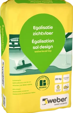 Mortel > Weber Saint-Gobain Weber Beamix Egalisatie zichtvloer 20 kg