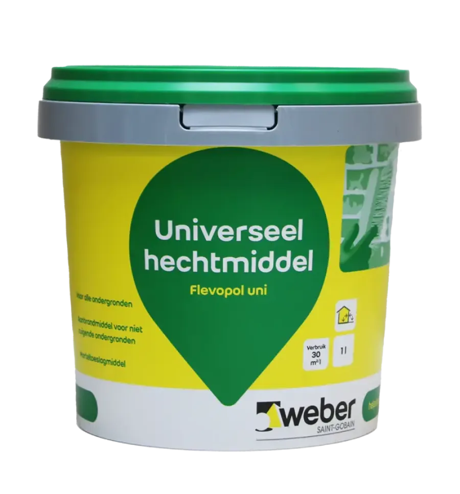 Toebehoren & Benodigdheden|Stuc Voorbehandeling > Weber Saint-Gobain Weber Beamix flevopol universeel hechtmiddel 1 liter
