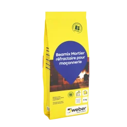 Mortel > Weber Saint-Gobain Weber Beamix metselmortel vuurvast grijs 5 kg