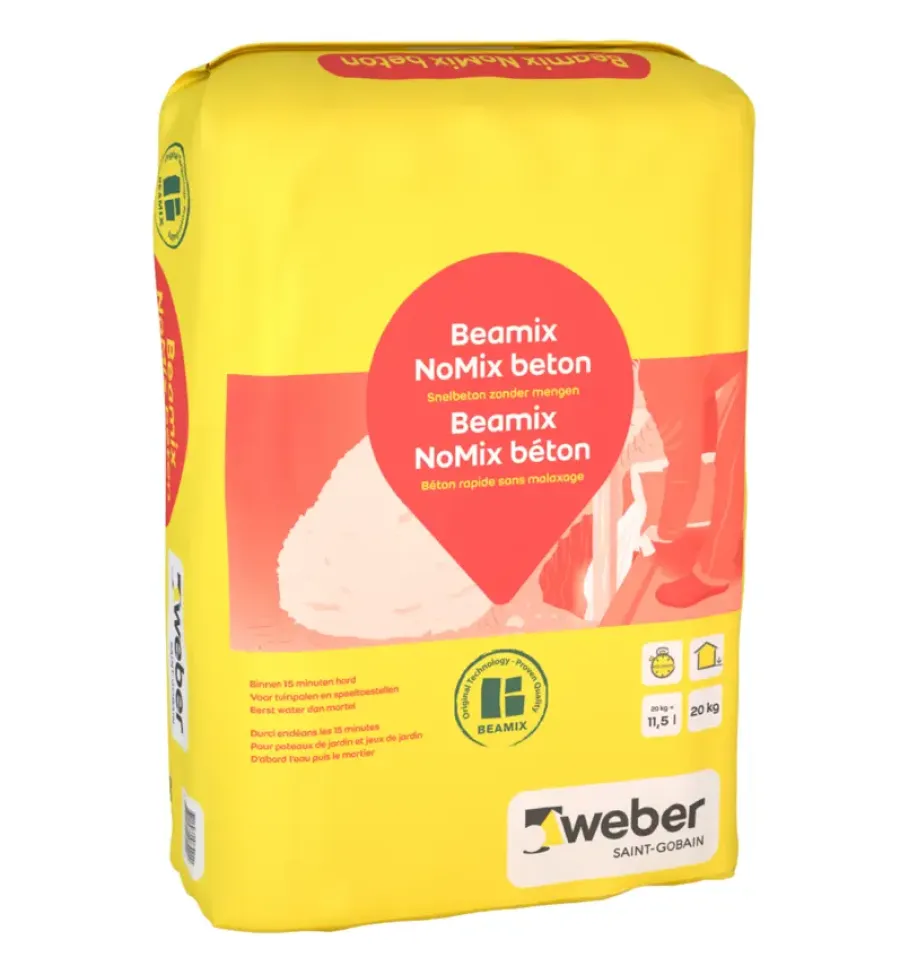 Mortel > Weber Saint-Gobain Weber Beamix Nomix beton 20 kg