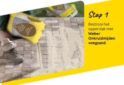 Zand > Weber Saint-Gobain Weber Beamix onkruidmijdend voegzand naturel 15 kg