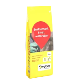Steen- & Betonreparatie > Weber Saint-Gobain Weber Beamix repair snelcement waterstop 1 kg