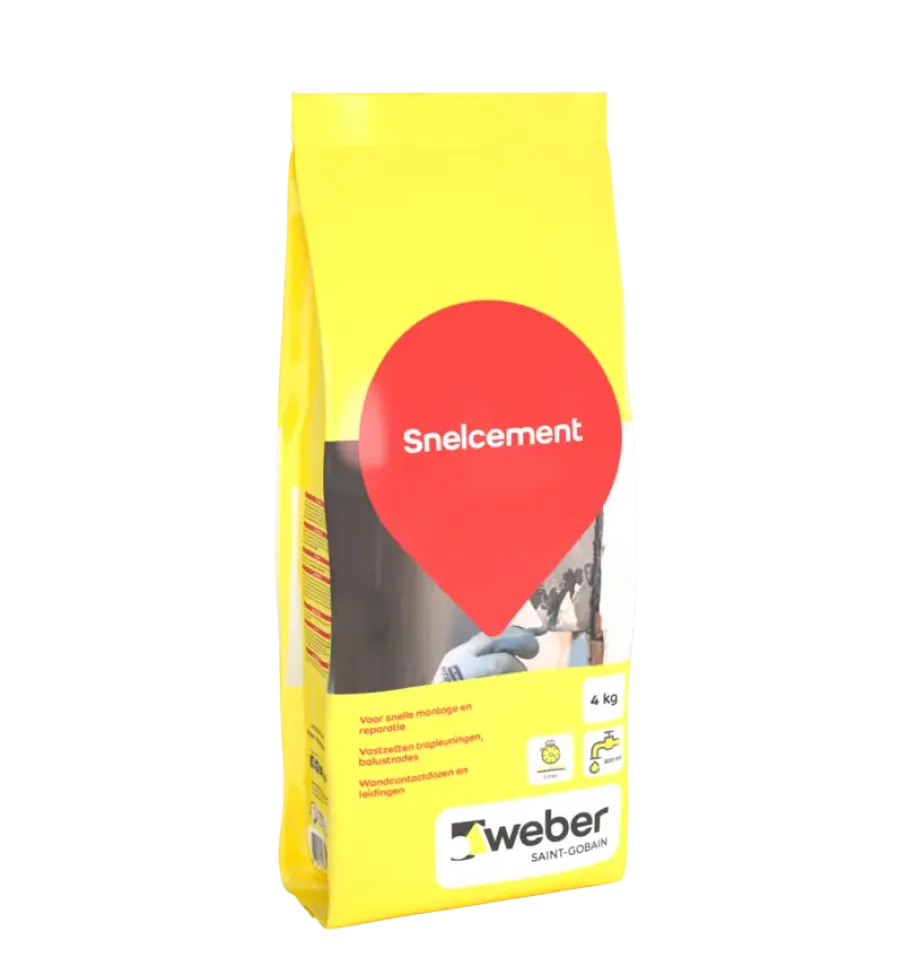 Steen- & Betonreparatie > Weber Saint-Gobain Weber Beamix snelcement 4 kg
