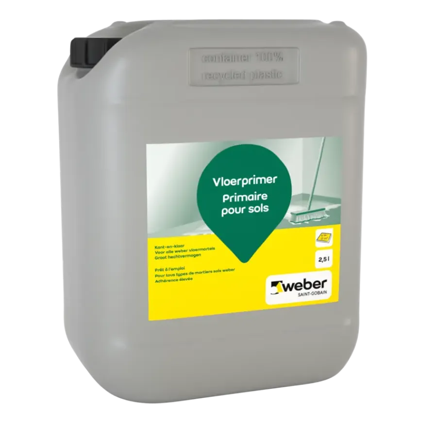 Toebehoren & Benodigdheden|Stuc Voorbehandeling > Weber Saint-Gobain Weber Beamix vloerprimer universeel 2,5 liter
