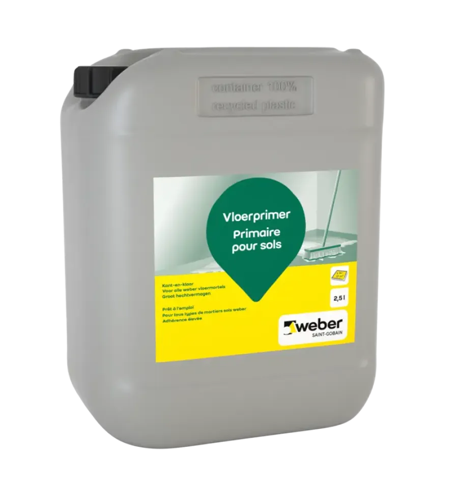 Toebehoren & Benodigdheden|Stuc Voorbehandeling > Weber Saint-Gobain Weber Beamix vloerprimer universeel 2,5 liter