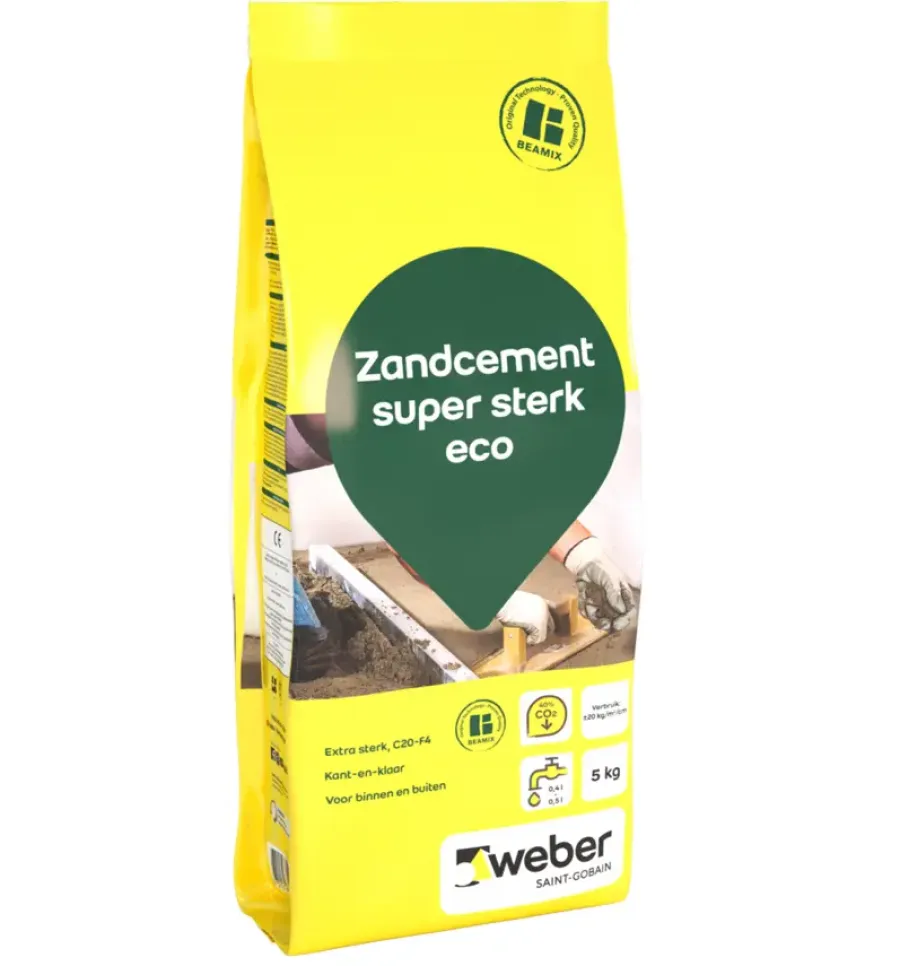 Cement > Weber Beamix zandcement eco grijs 5 kg