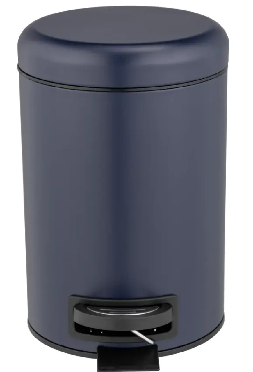 Wenko afvalemmer Leman donkerblauw