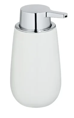Wenko keramische zeepdispenser Badi wit