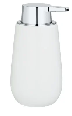 Wenko keramische zeepdispenser Badi wit