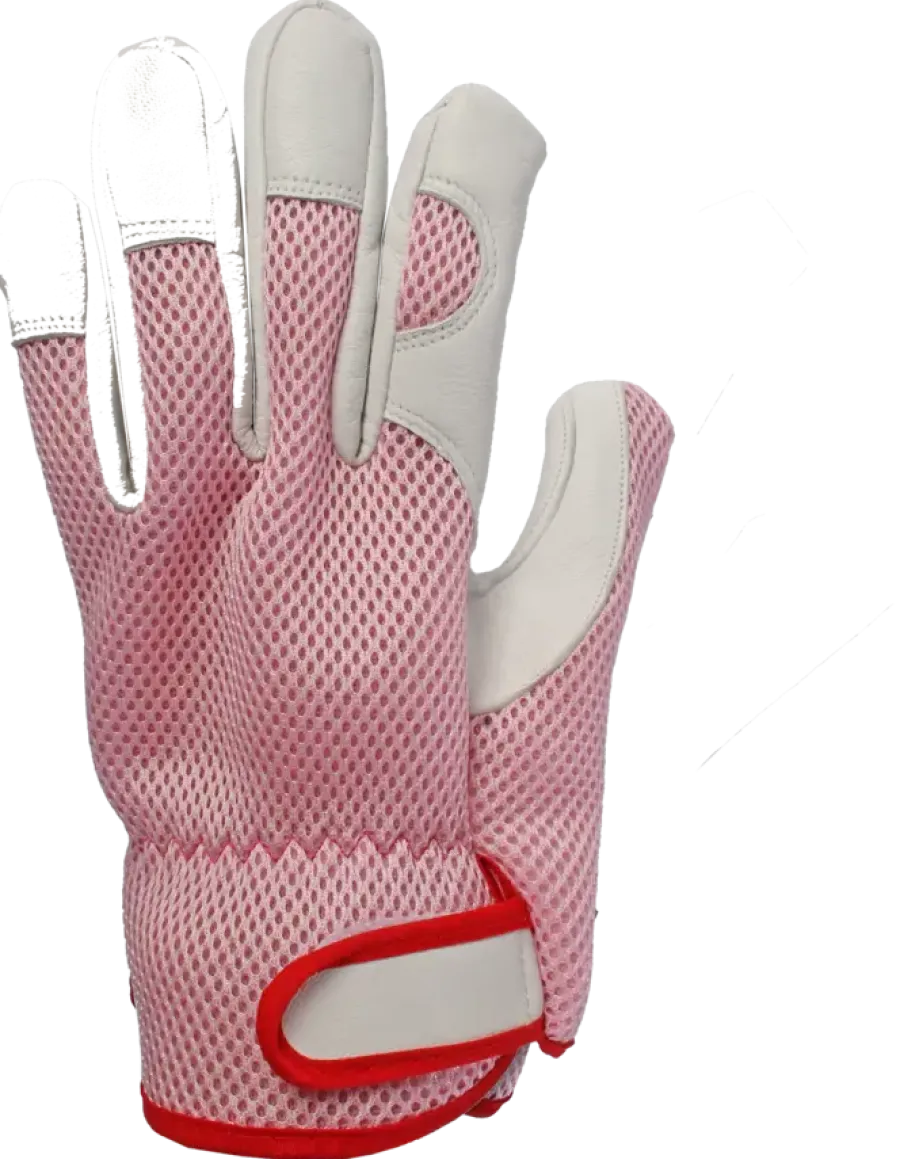 Handschoenen > Talen Tools Werkhandschoenen roze leer S