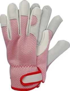 Handschoenen > Talen Tools Werkhandschoenen roze leer S
