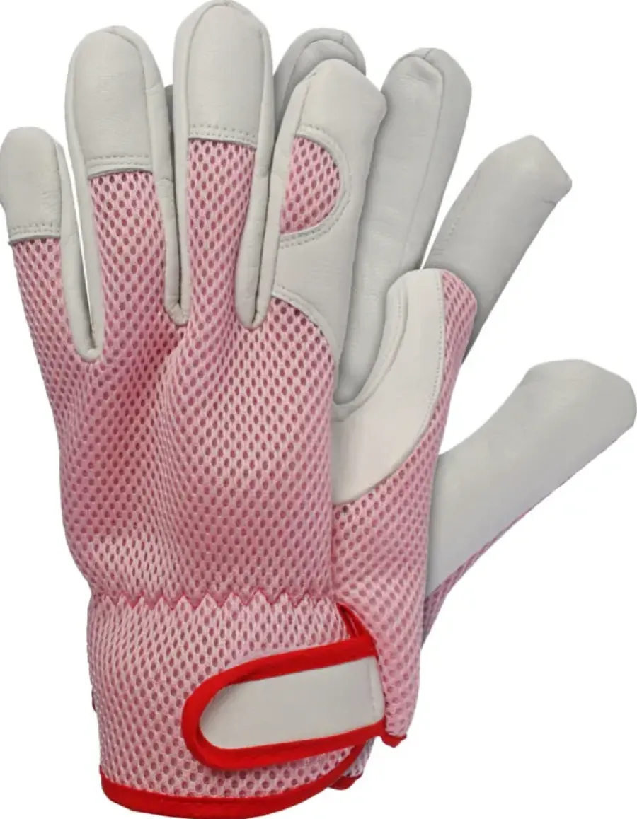 Handschoenen > Talen Tools Werkhandschoenen roze leer S