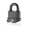 Yale Hangslot messing zware uitvoering 61 mm met zwarte body
