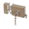 Deursloten|Cilinders > Yale Oplegslot met Buitencilinder Los Grijs Gelakt 615-50mm