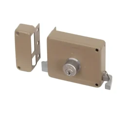 Deursloten|Cilinders > Yale Oplegslot met Buitencilinder Los Grijs Gelakt 615-50mm