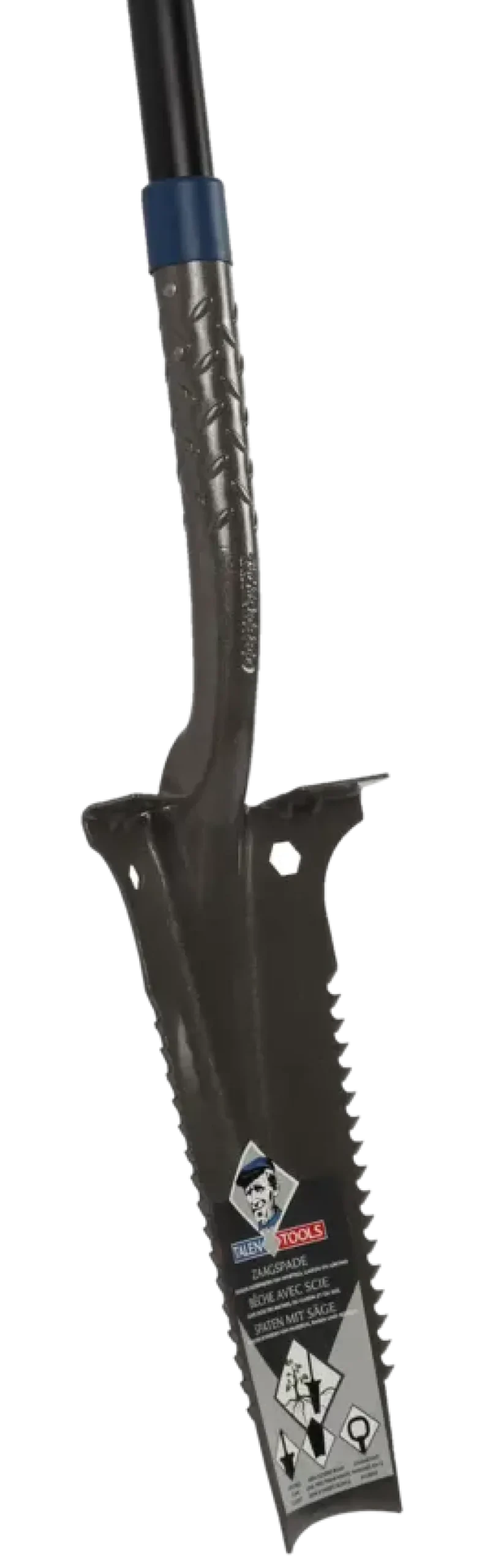 Combisystemen|Spades, Schoppen & Batsen > Talen Tools Zaagspade / boomwortelspade gehard staal 115 cm