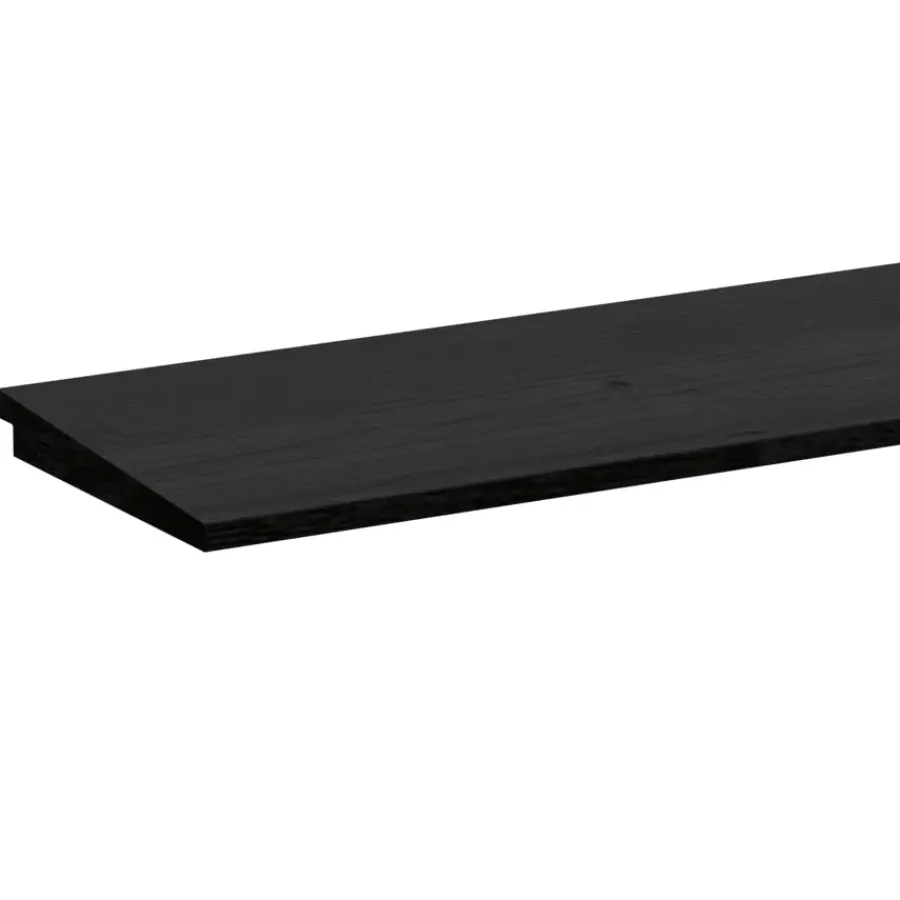 Vuren Geschaafd > Geen Zweeds rabat vuren hout zwart 1,2/2,7 x 19 x 240 cm
