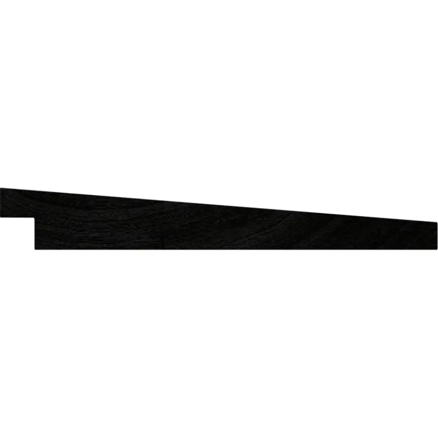 Vuren Geschaafd > Geen Zweeds rabat vuren hout zwart 1,2/2,7 x 19 x 240 cm